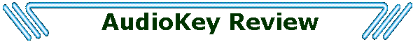 AudioKey Review