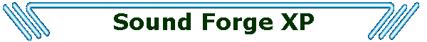 Sound Forge XP